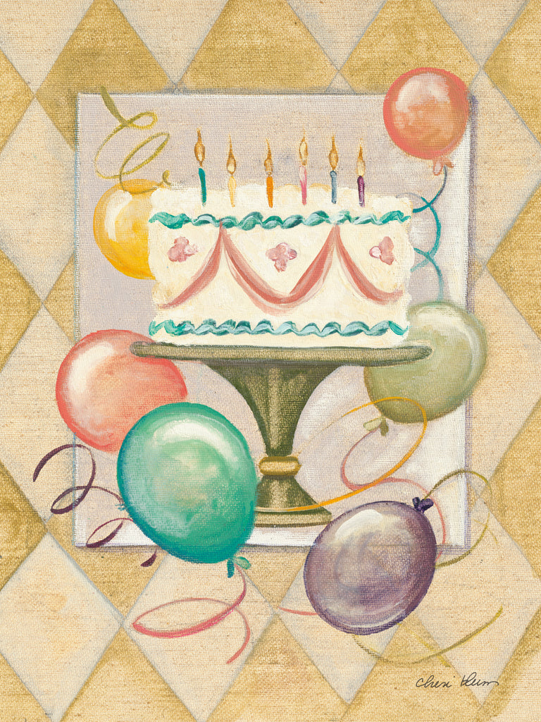 Reproduction of Happy Birthday by Cheri Blum - Wall Decor Art
