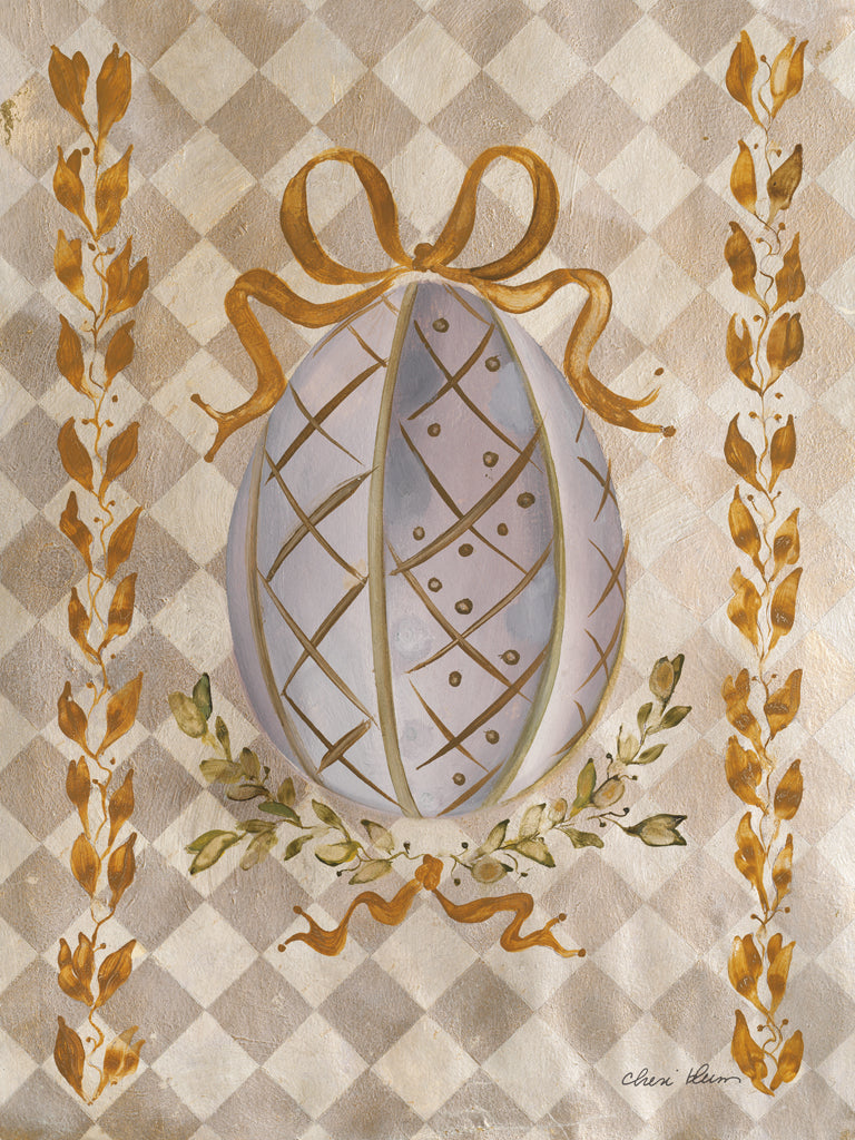 Reproduction of Golden Egg by Cheri Blum - Wall Decor Art