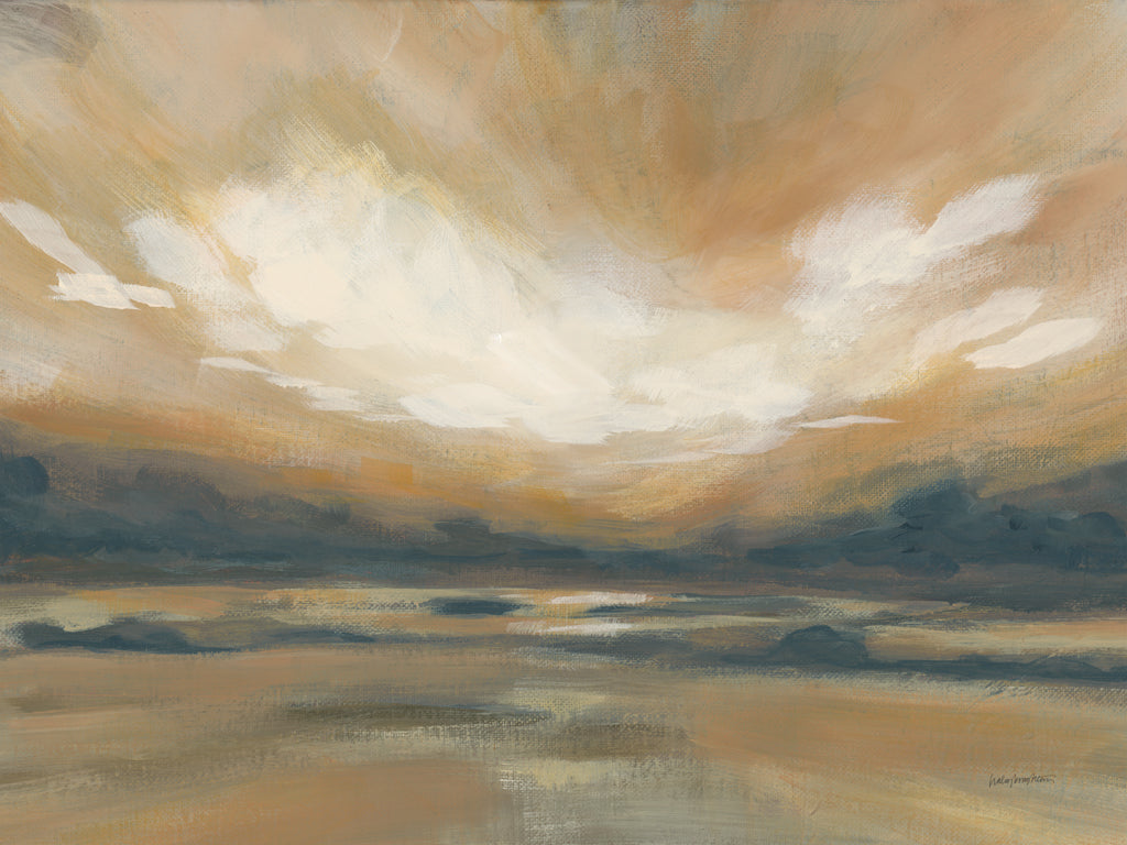 Reproduction of Auburn Falls Blue by Haley Knighten - Wall Decor Art