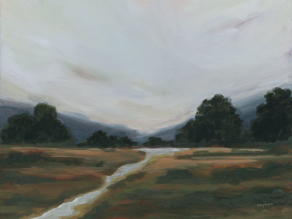 Reproduction of Auburn Creek Blue by Haley Knighten - Wall Decor Art