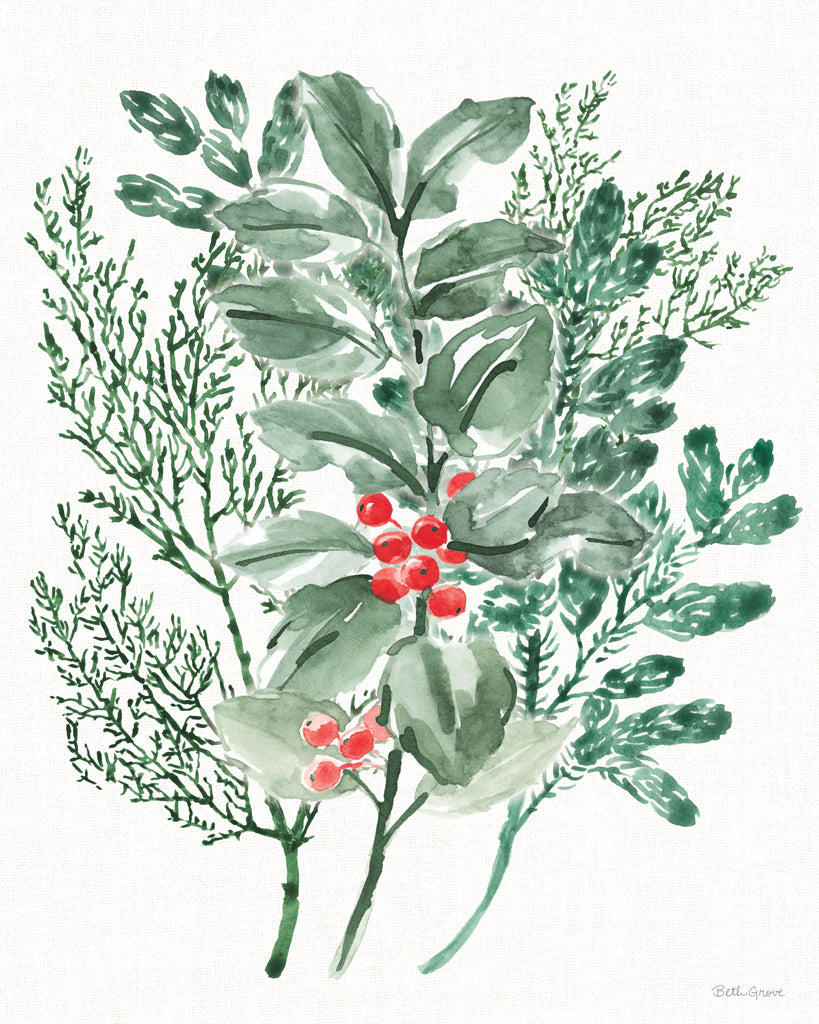 Reproduction of Classic Christmas V by Beth Grove - Wall Decor Art