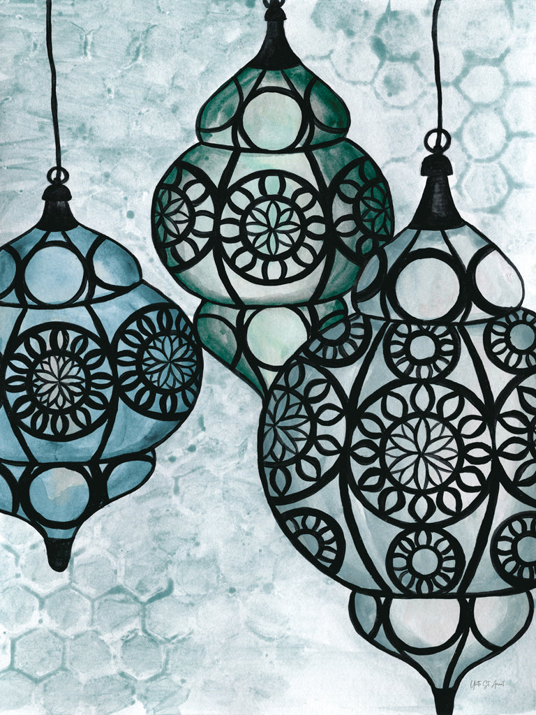 Reproduction of Moroccan Street Lanterns by Yvette St. Amant - Wall Decor Art