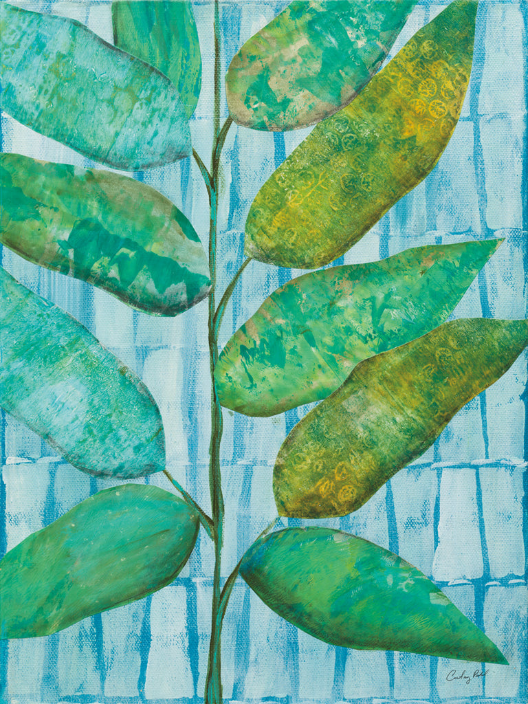 Reproduction of Lively Leaves by Courtney Prahl - Wall Decor Art