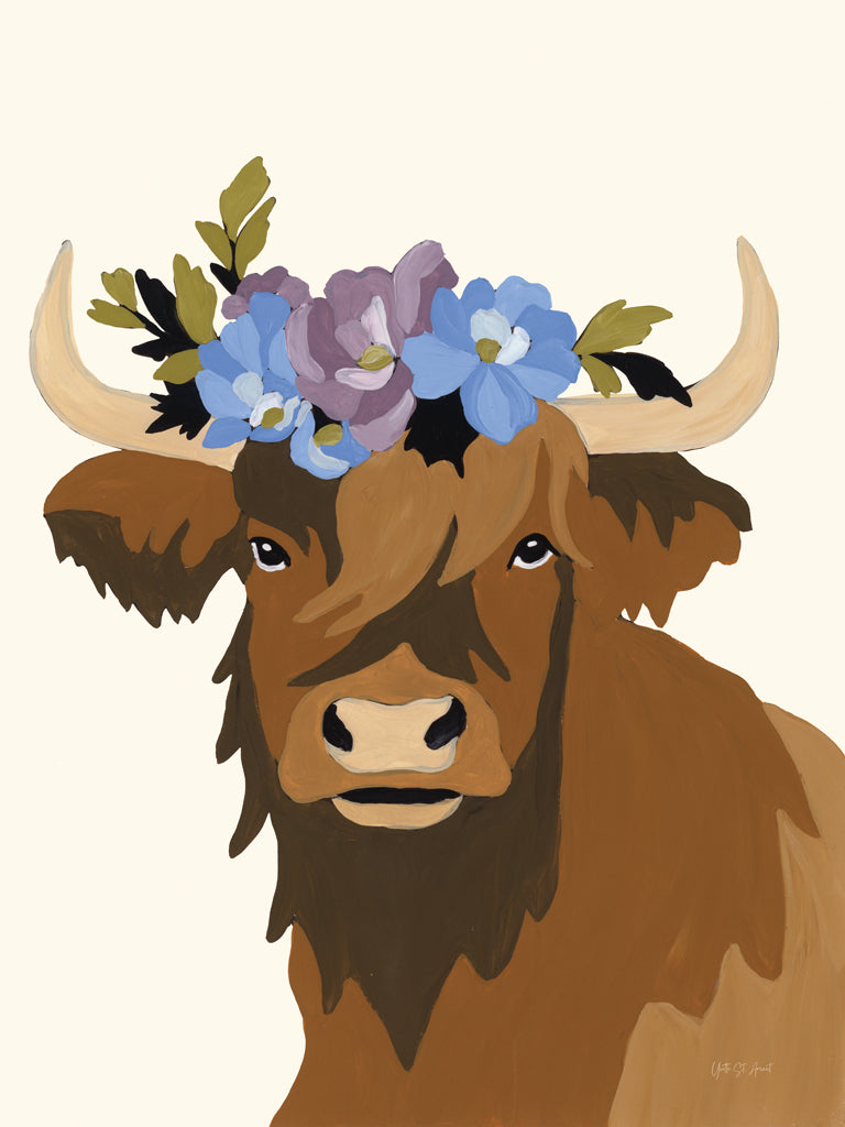 Reproduction of Bavarian Bovine by Yvette St. Amant - Wall Decor Art