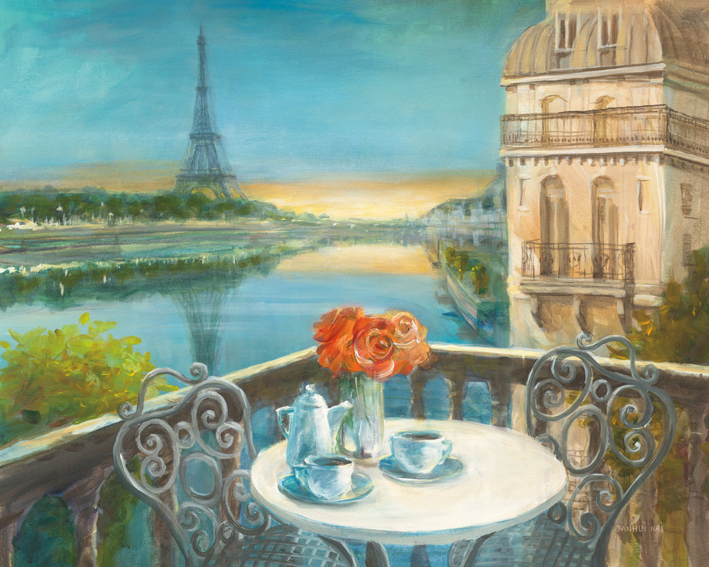 Reproduction of Morning on the Seine by Danhui Nai - Wall Decor Art