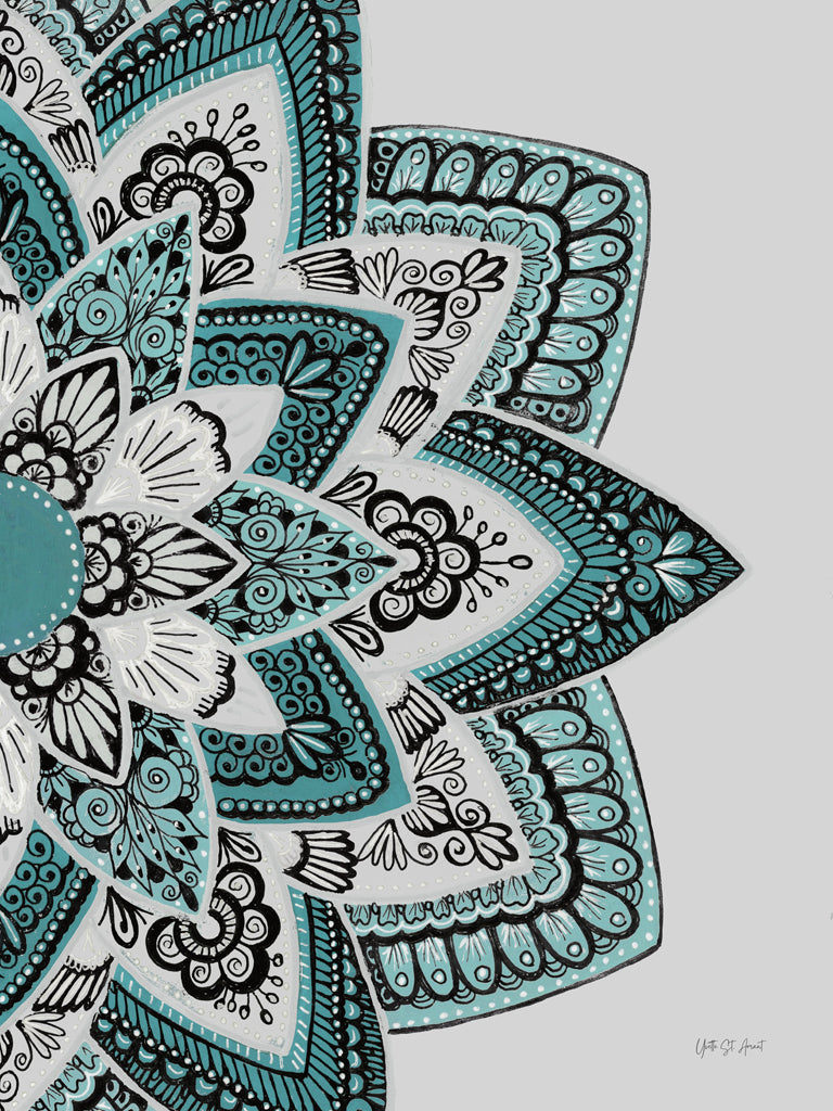 Reproduction of India Mandala I by Yvette St. Amant - Wall Decor Art