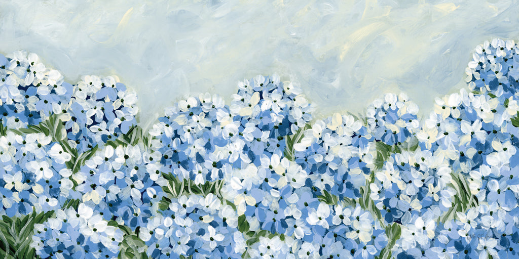 Reproduction of Hydrangea Meadow I by Yvette St. Amant - Wall Decor Art