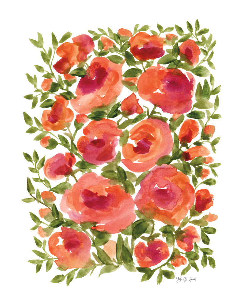 Reproduction of Coral Blooms by Yvette St. Amant - Wall Decor Art