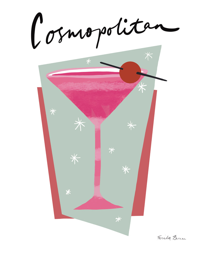 Reproduction of Colorful Cocktails II by Farida Zaman - Wall Decor Art