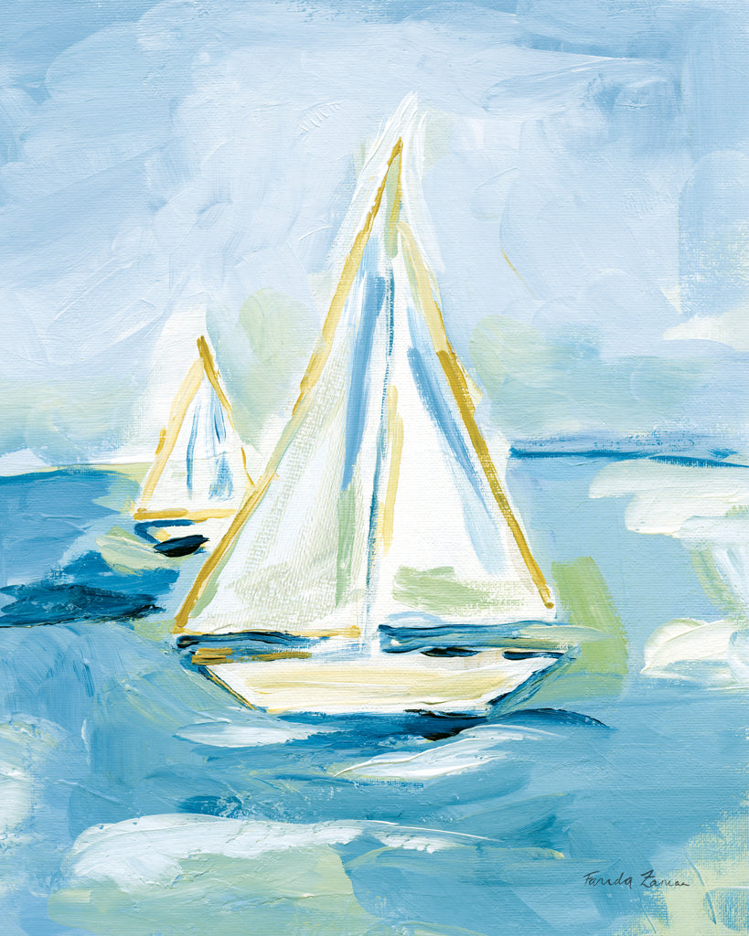 Reproduction of Setting Sail II by Farida Zaman - Wall Decor Art