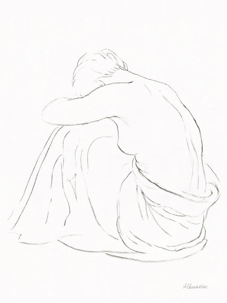 Reproduction of Lounging Nudes I by Albena Hristova - Wall Decor Art