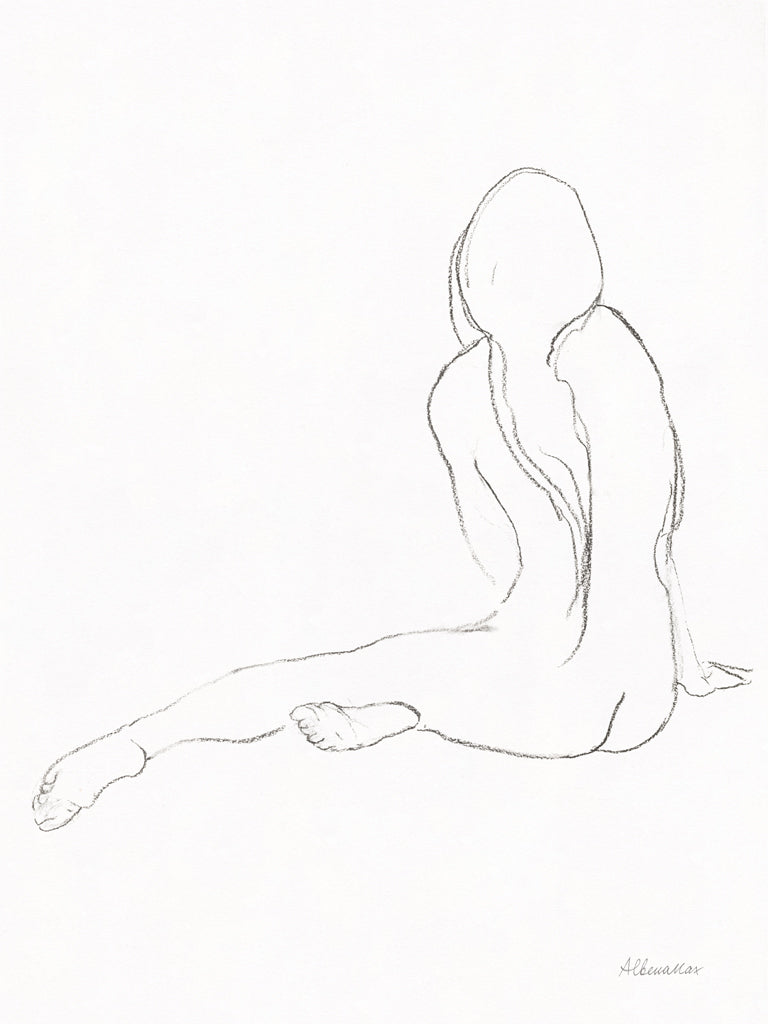 Reproduction of Lounging Nudes III by Albena Hristova - Wall Decor Art