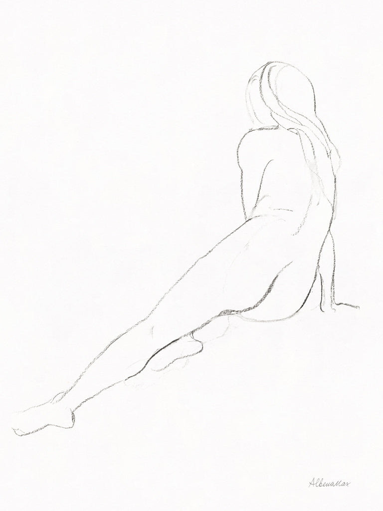 Reproduction of Lounging Nudes IV by Albena Hristova - Wall Decor Art