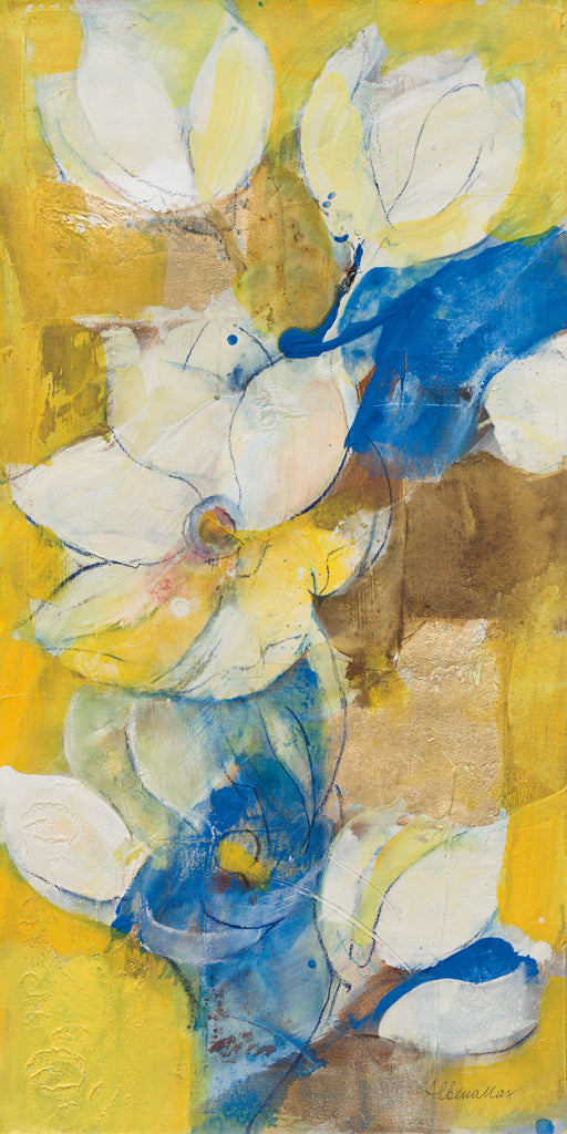 Reproduction of Golden Trellis I by Albena Hristova - Wall Decor Art