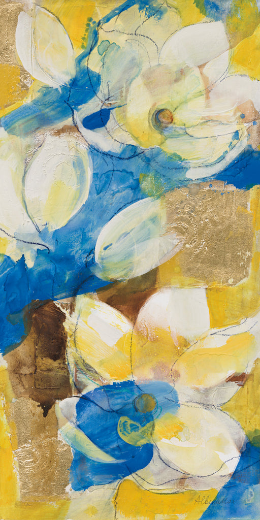 Reproduction of Golden Trellis II by Albena Hristova - Wall Decor Art