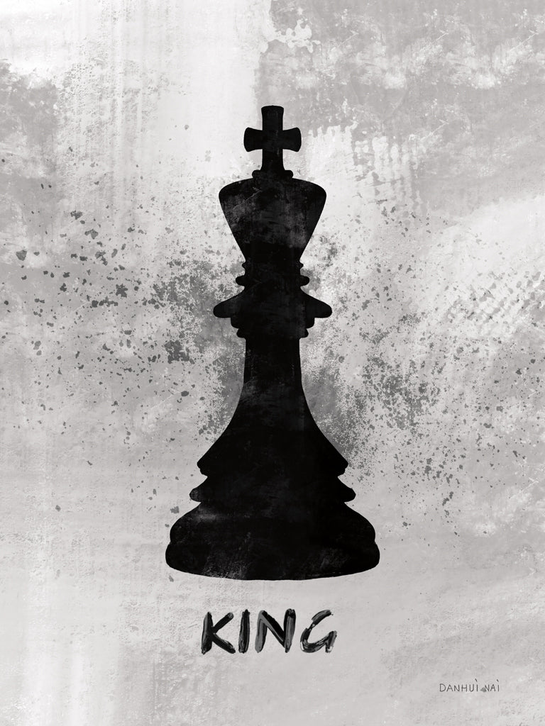 Reproduction of Chess King by Danhui Nai - Wall Decor Art