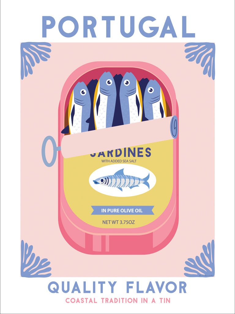 Reproduction of Food and Travel I by Omar Escalante - Wall Decor Art