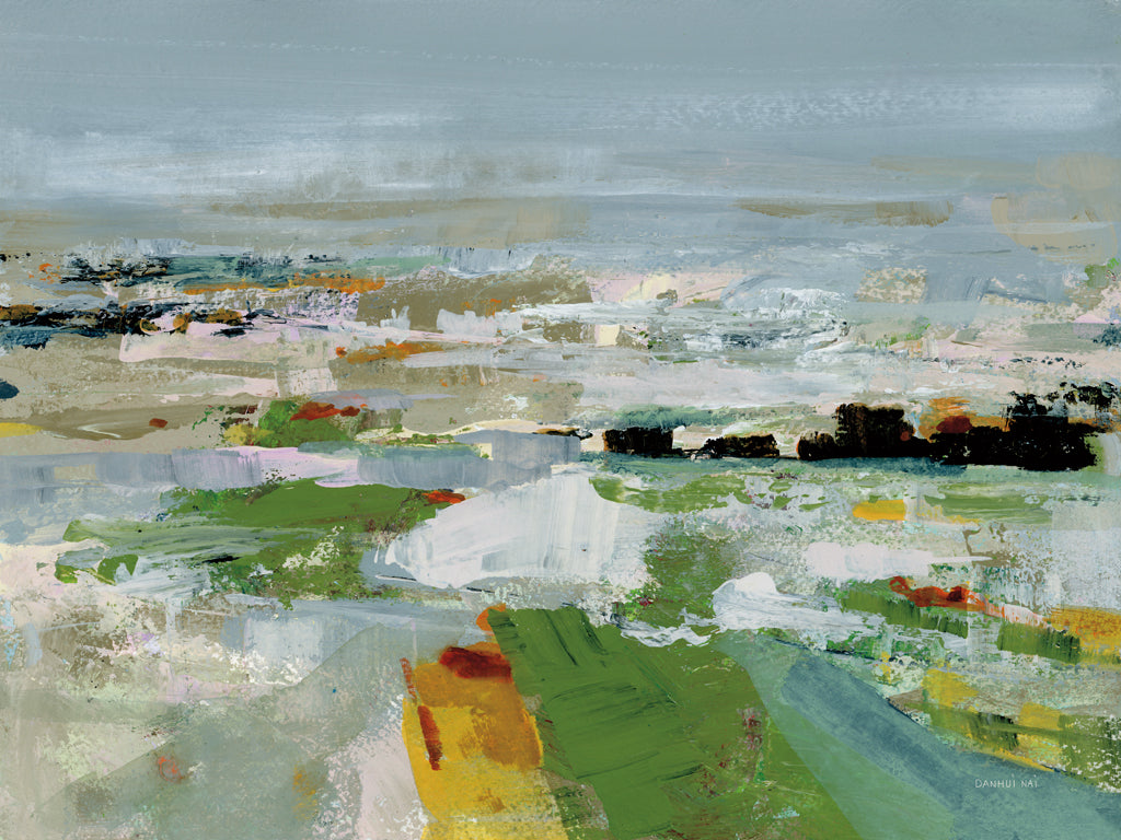 Reproduction of Mossy Shore by Danhui Nai - Wall Decor Art