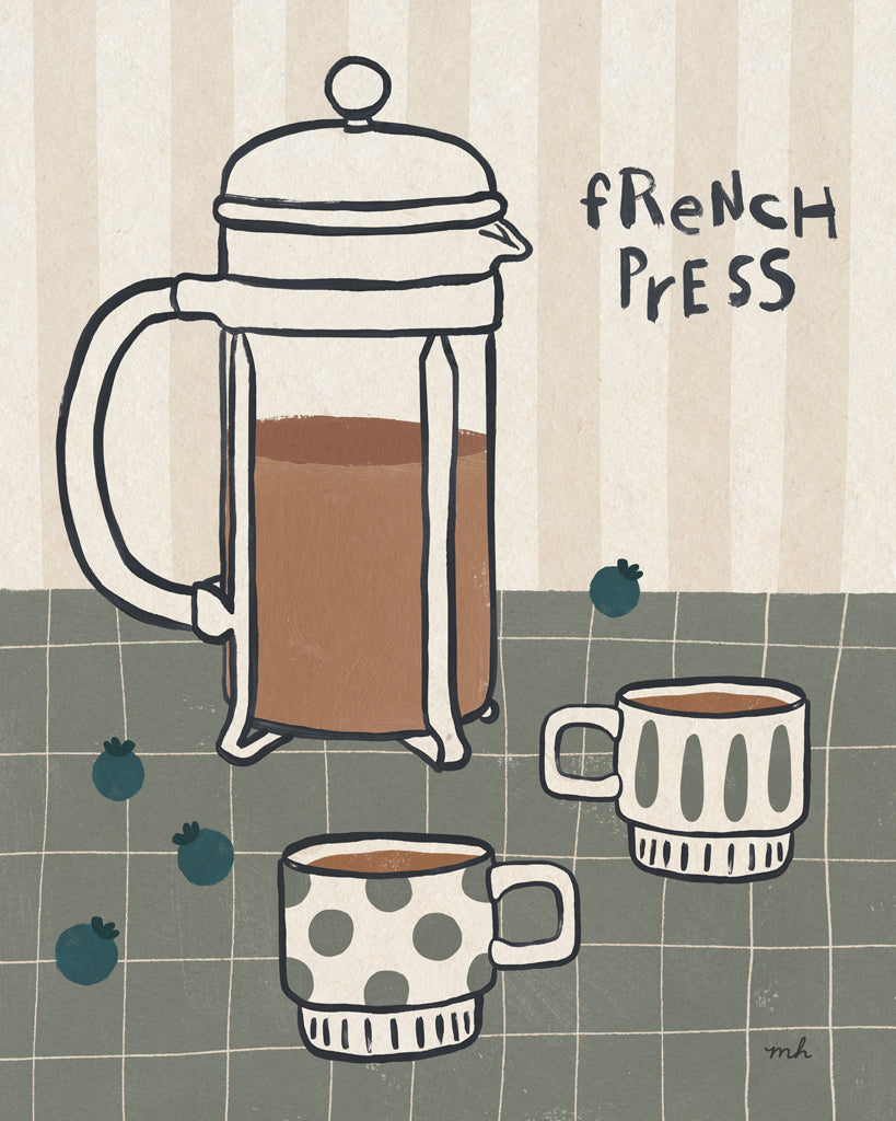 Reproduction of My Morning Coffee I by Moira Hershey - Wall Decor Art