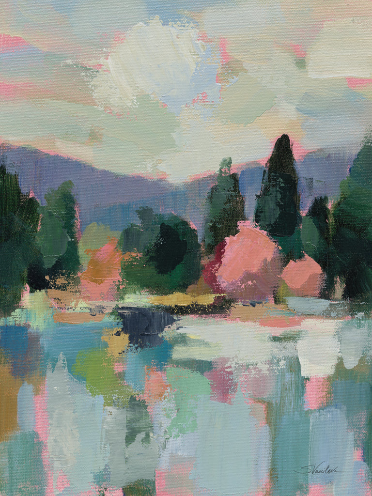 Reproduction of Blooming Trees II by Silvia Vassileva - Wall Decor Art