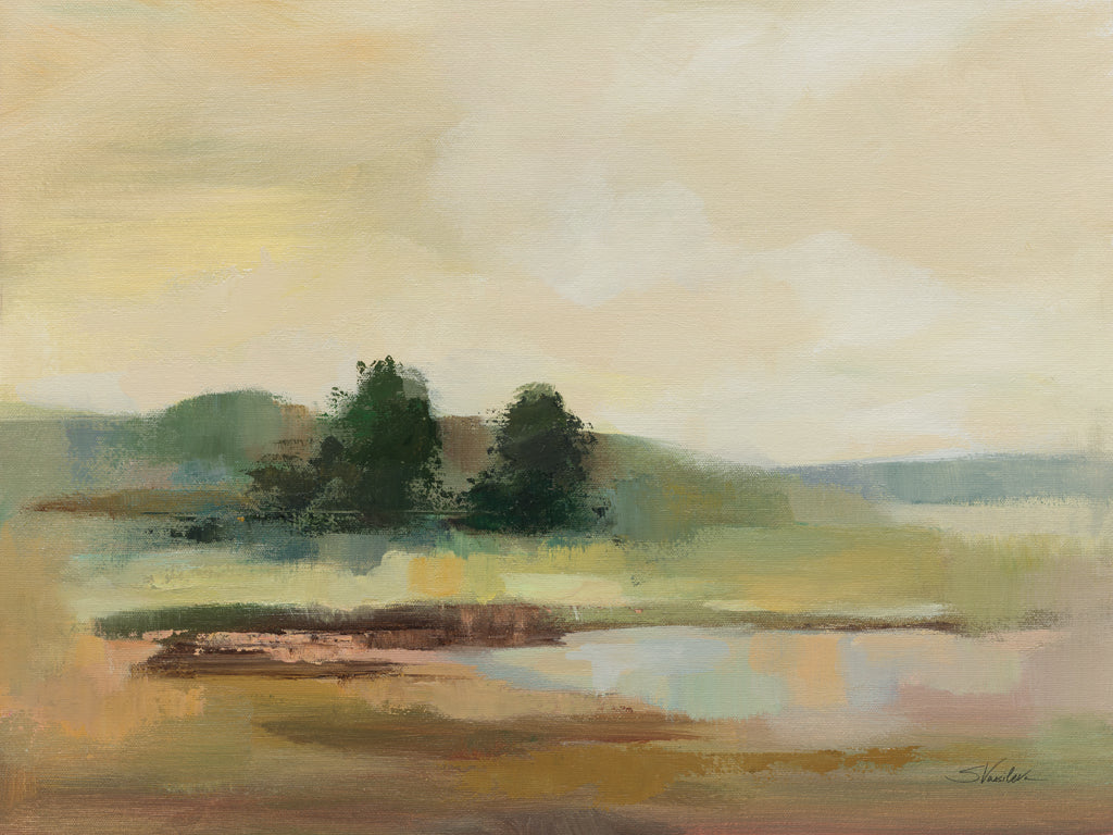 Reproduction of Muted Yellow Sky by Silvia Vassileva - Wall Decor Art