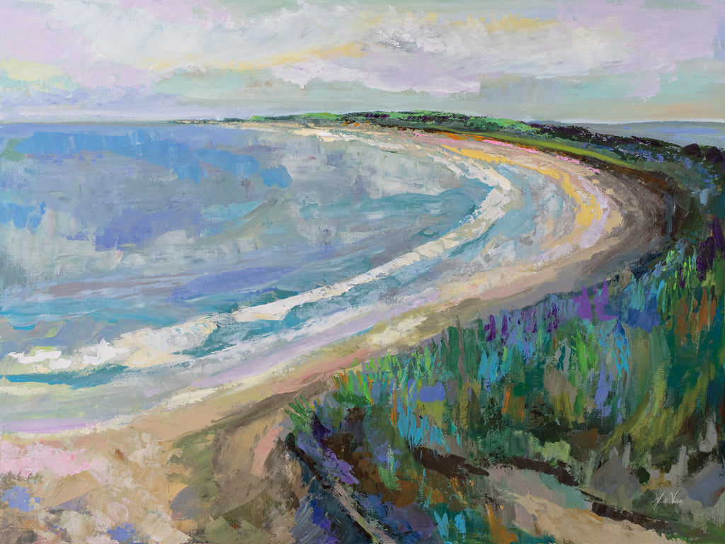 Reproduction of Beach Path by Jeanette Vertentes - Wall Decor Art