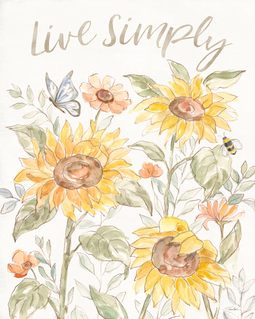 Reproduction of Sunny Blooms III by Silvia Vassileva - Wall Decor Art