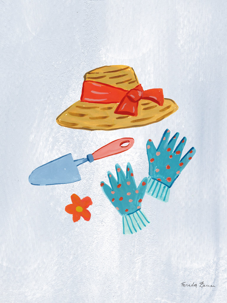 Reproduction of In the Garden V by Farida Zaman - Wall Decor Art