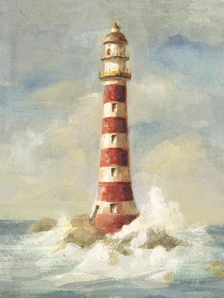Reproduction of Lighthouse II by Danhui Nai - Wall Decor Art