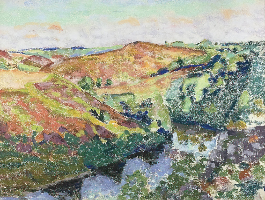 Reproduction of Landscape in Crozant by Public Domain - Wall Decor Art