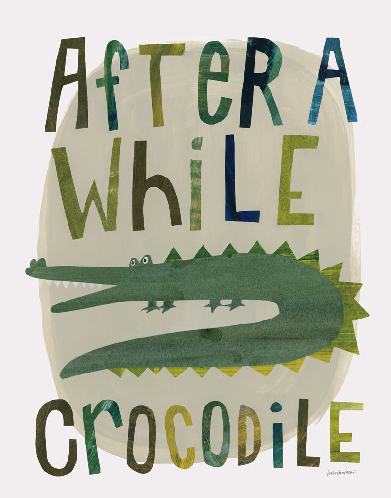 Reproduction of Crocodile_Print by Haley Knighten - Wall Decor Art