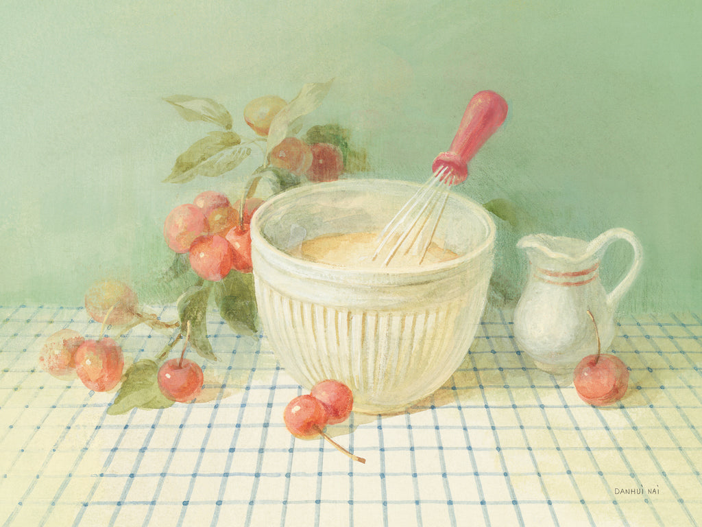 Reproduction of Baking with Cherries by Danhui Nai - Wall Decor Art