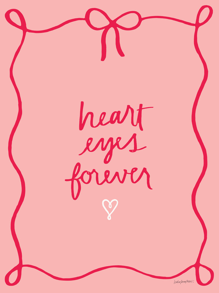 Reproduction of Heart Eyes Forever by Haley Knighten - Wall Decor Art