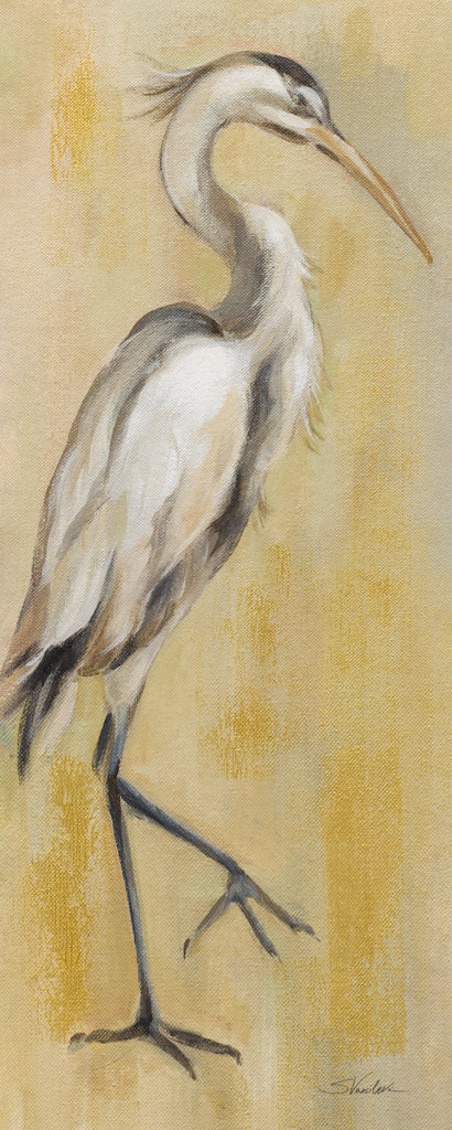 Reproduction of Vintage Heron I by Silvia Vassileva - Wall Decor Art