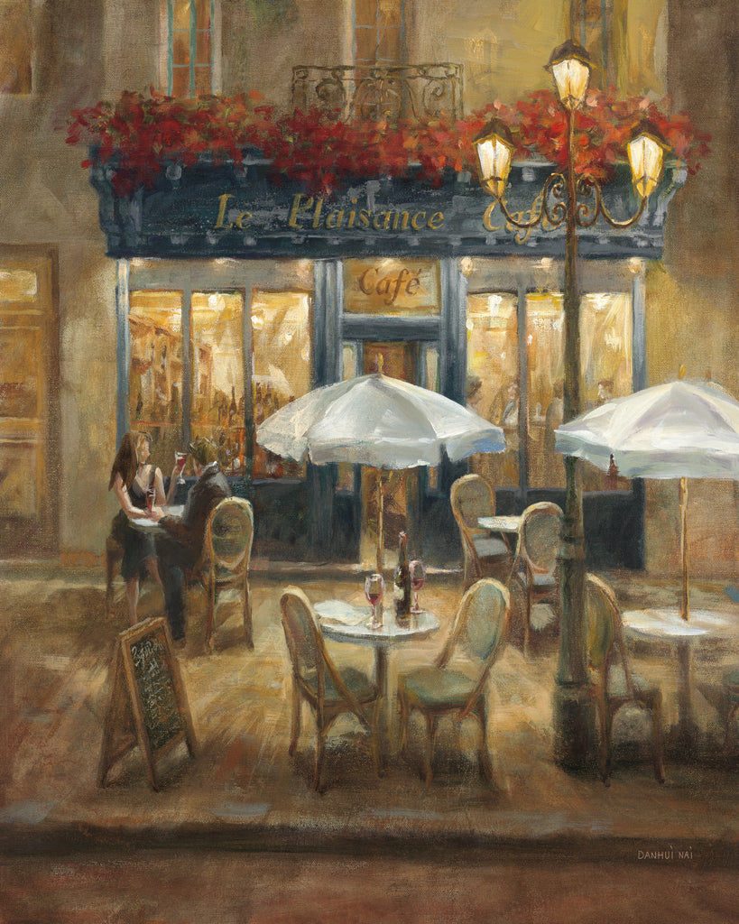 Reproduction of Paris Cafe I Crop v2 by Danhui Nai - Wall Decor Art
