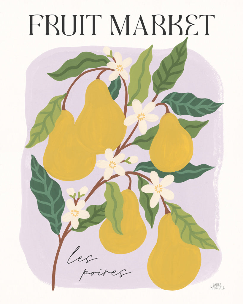 Reproduction of Marche aux Fruits III v2 by Laura Marshall - Wall Decor Art