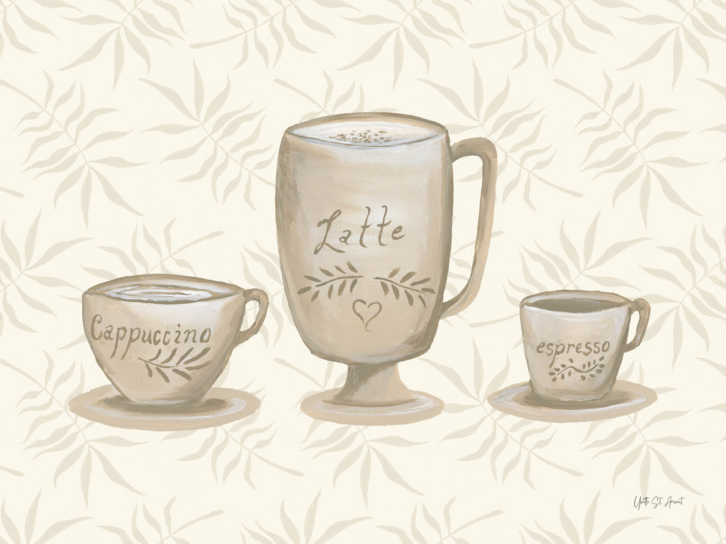 Reproduction of Specialty Coffee by Yvette St. Amant - Wall Decor Art