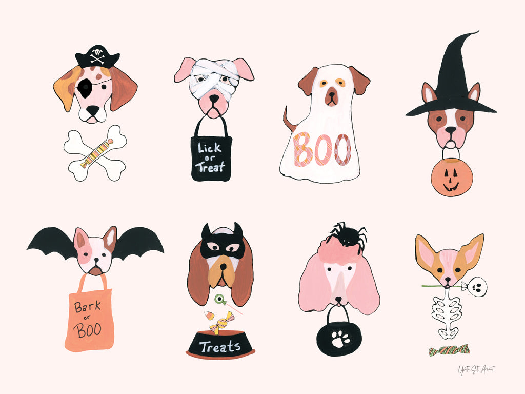 Reproduction of Lick or Treat X by Yvette St. Amant - Wall Decor Art