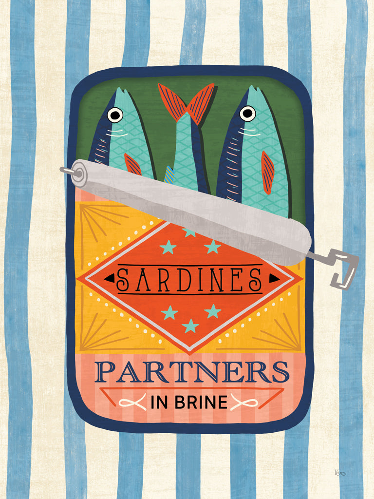 Reproduction of Tasty Tins IV by Veronique Charron - Wall Decor Art