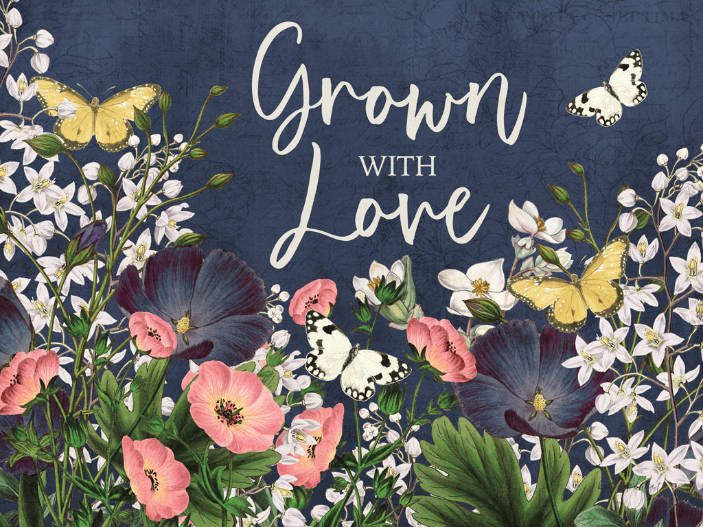 Reproduction of Indigo Garden I by Katie Pertiet - Wall Decor Art