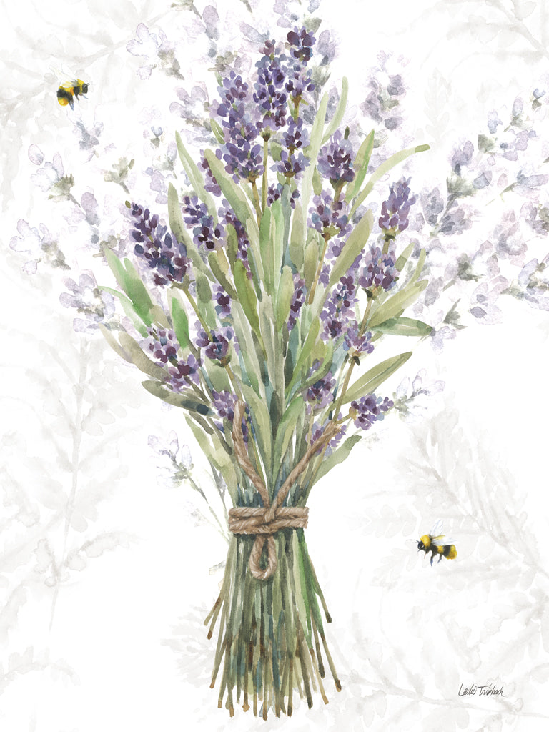 Reproduction of Fresh Lavender II by Leslie Trimbach - Wall Decor Art