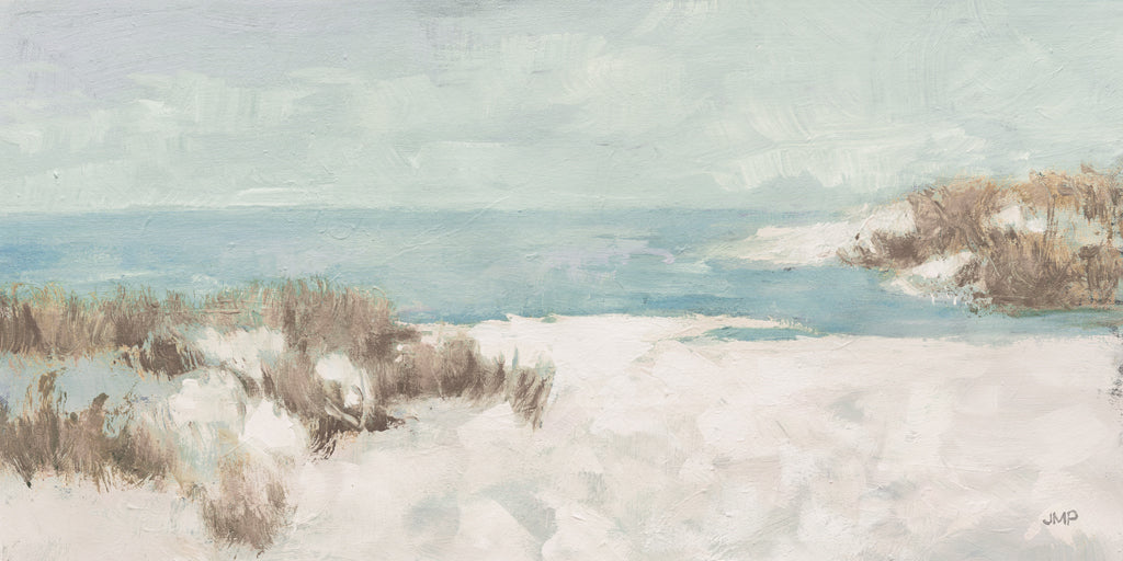 Reproduction of Whispers of the Tide II Cool Neutral Crop by Julia Purinton - Wall Decor Art