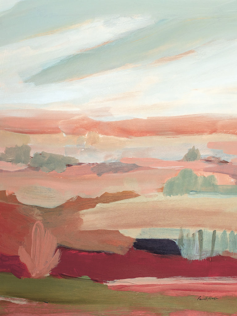 Reproduction of November Layers Pink Crop by Pamela Munger - Wall Decor Art