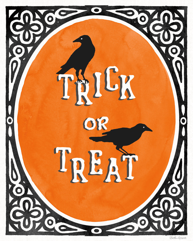 Reproduction of Trick or Treat by Beth Grove - Wall Decor Art