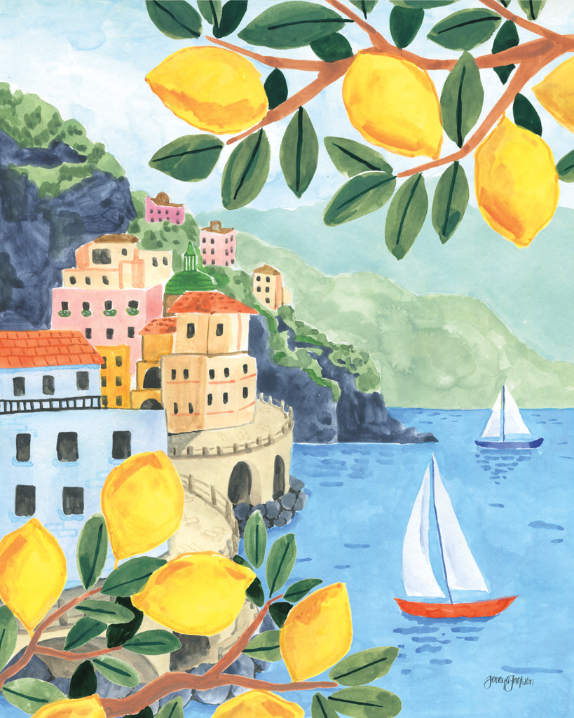 Reproduction of Mediterranean View Crop II by Jenaya Jackson - Wall Decor Art