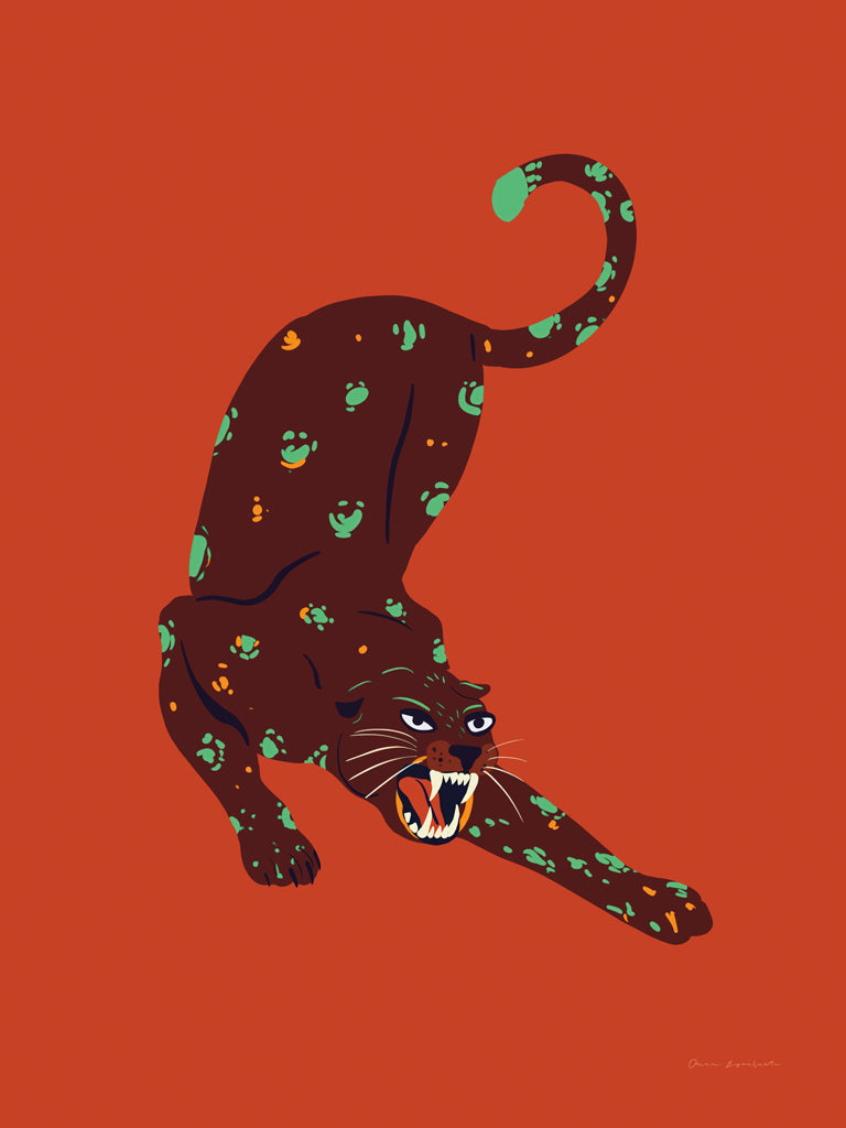 Reproduction of Big Cats VII by Omar Escalante - Wall Decor Art