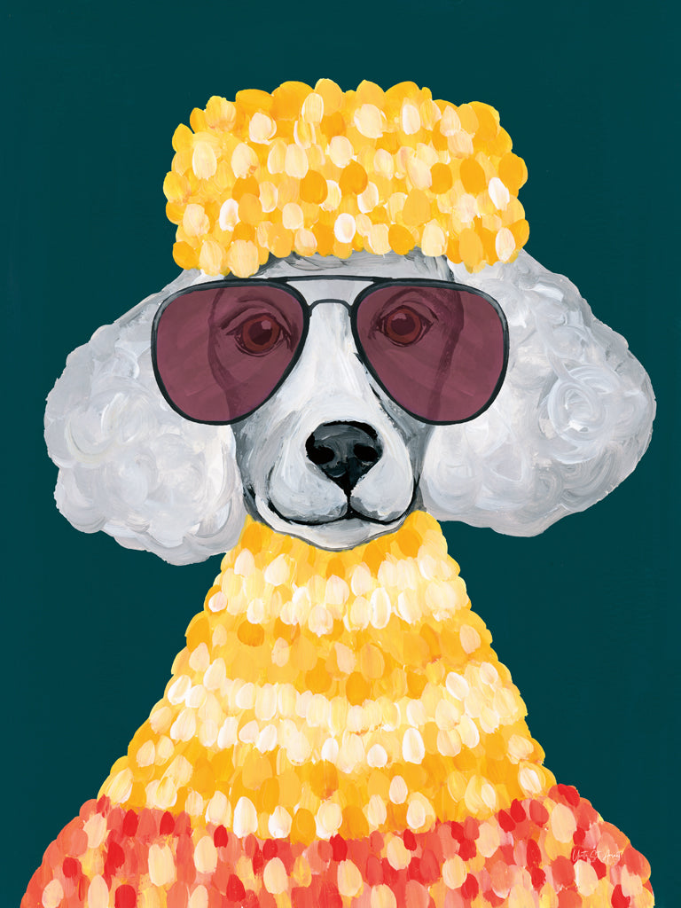 Reproduction of Poodle Power by Yvette St. Amant - Wall Decor Art