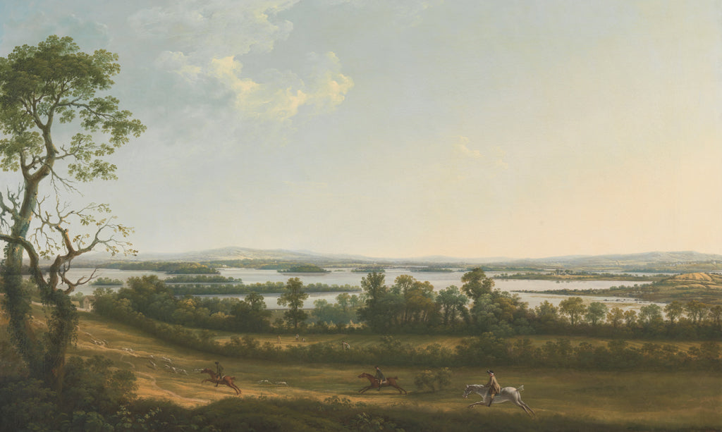 Reproduction of Lough Erne from Knock Ninney by Public Domain - Wall Decor Art