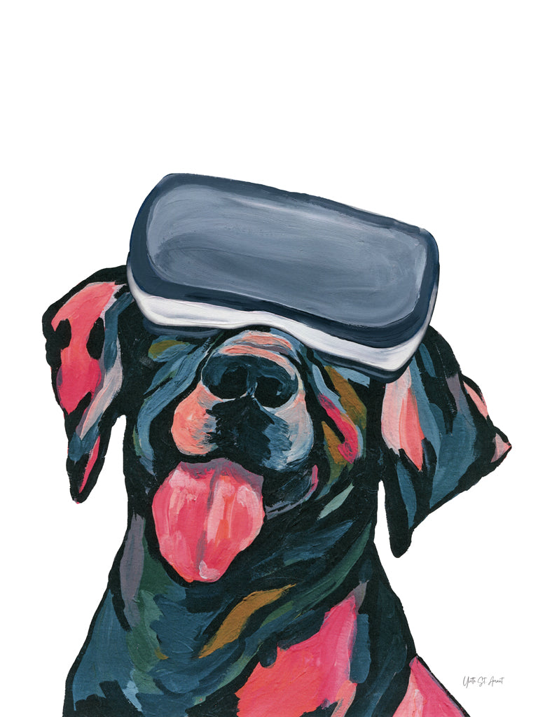 Reproduction of VR Labrador by Yvette St. Amant - Wall Decor Art