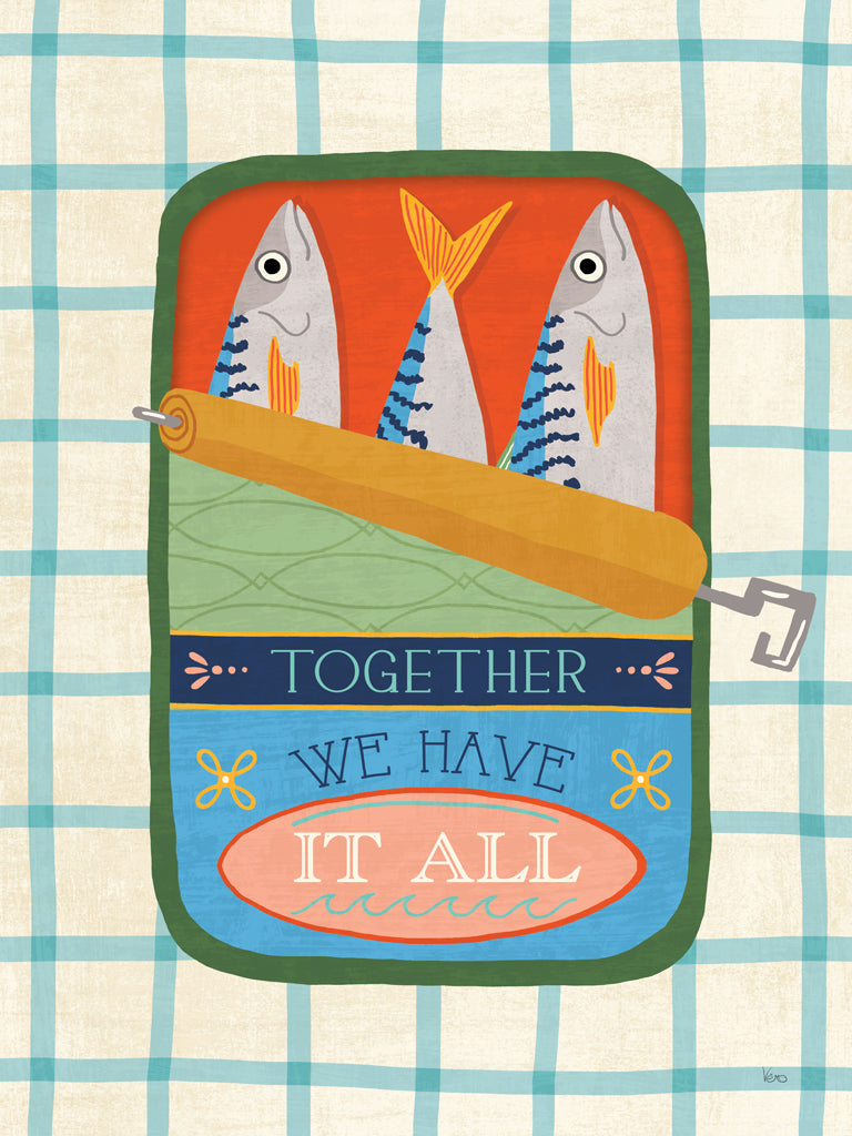 Reproduction of Tasty Tins X by Veronique Charron - Wall Decor Art